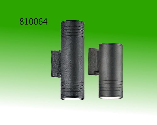 黑色雙燈戶外壁燈配E27x1