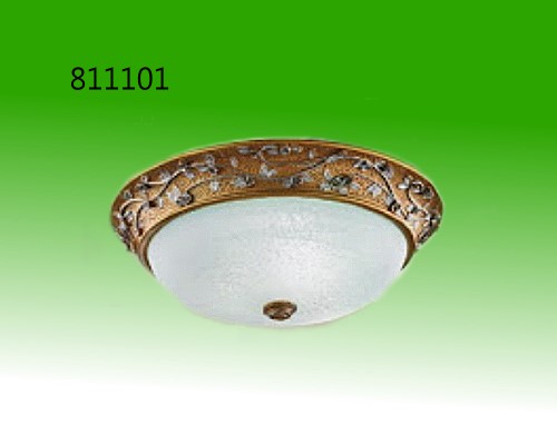 古銅花藤吸頂燈