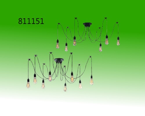 章魚吸頂吊燈配E27x6/E27x8 燈具