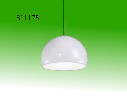 單燈白色壓克力吊燈配E27x3