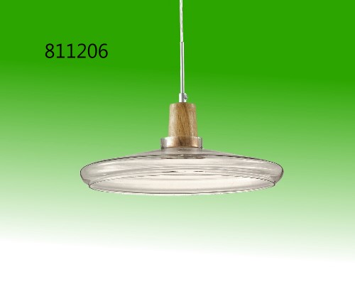 單燈玻璃吊燈配E27x1 燈具