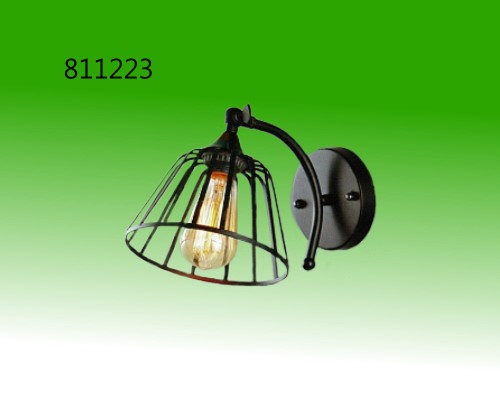單燈黑色簍空壁燈配E27x1 燈具