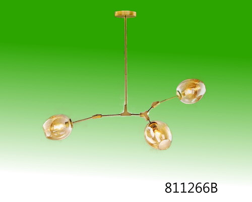 藍色單燈氣泡水晶吊燈