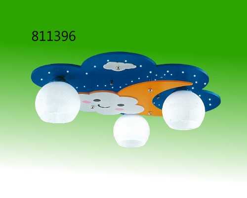 五燈方型吸頂燈配E27x5 燈具