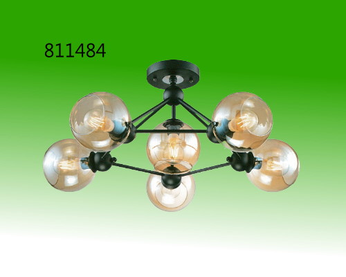 紅色單燈吸頂氣球燈