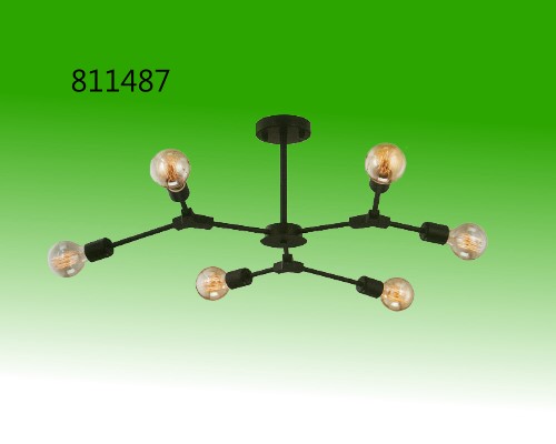 四登古銅吸頂燈配E27x4 燈具