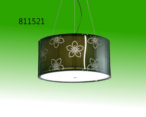 五燈布罩吊燈 燈具