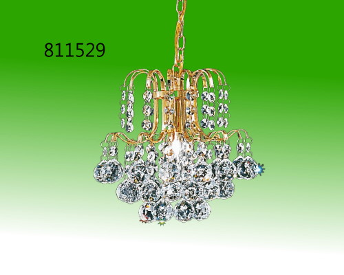 單燈金色水晶吊燈 燈具