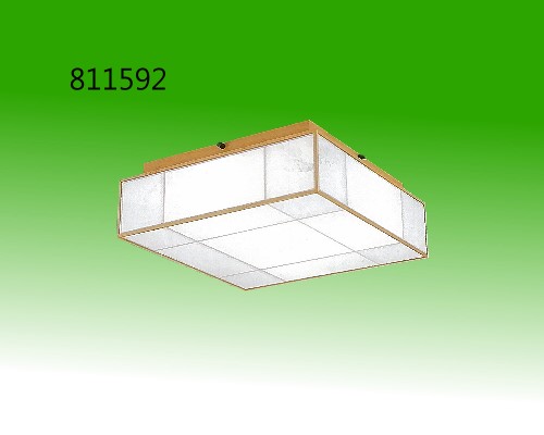 三燈原木吸頂燈 燈具