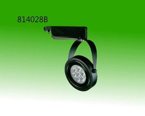 黑色軌道燈配LED AR111