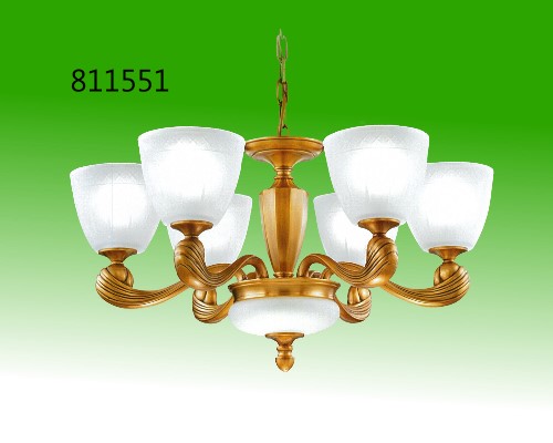 六燈/十燈 銅吊燈 燈具