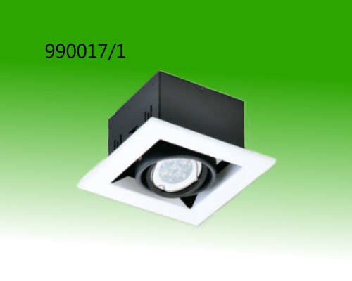 單燈有框盒燈配LED MR16 5W 光源+變壓器