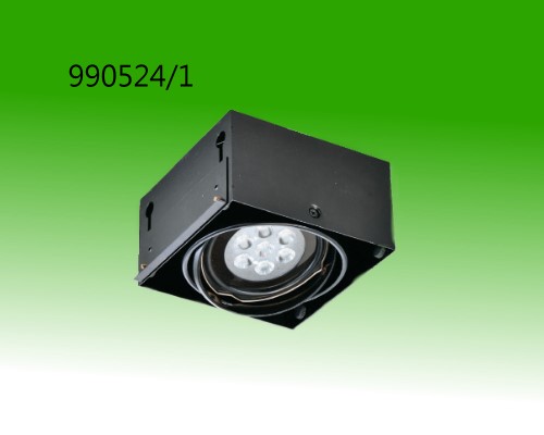 單燈無框盒燈配LED AR111 9W 光源+變壓器