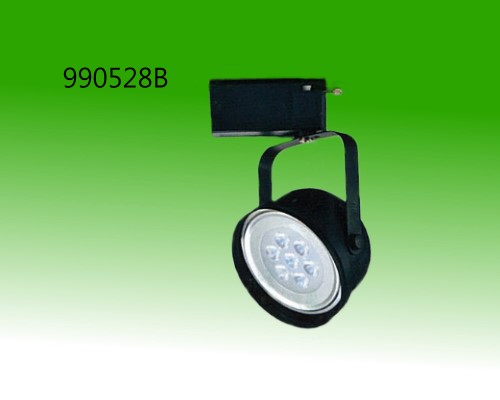 黑色軌道燈配LED AR111 9W 光源+變壓器