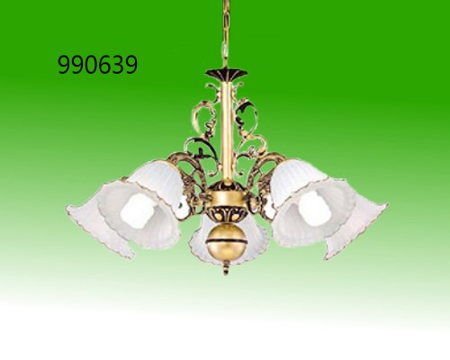 五燈花朵吊燈