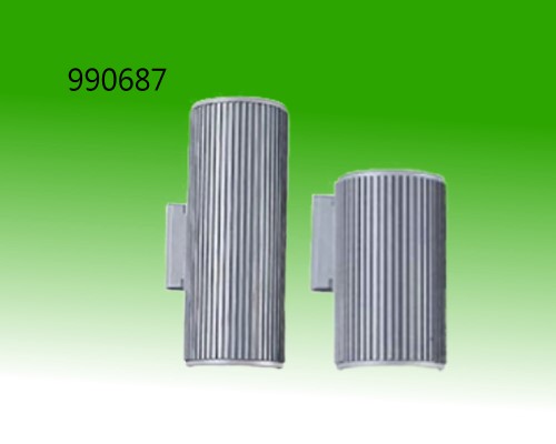 銀色線條壁燈配E27x1/E27x2 燈具