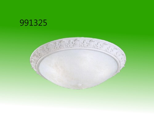 雙燈白色吸頂燈配E27x2 燈具