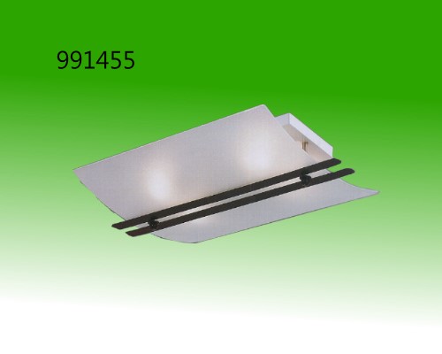 五燈方形線條吸頂燈配E27x5 燈具