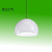 單燈白色壓克力吊燈配E27x3